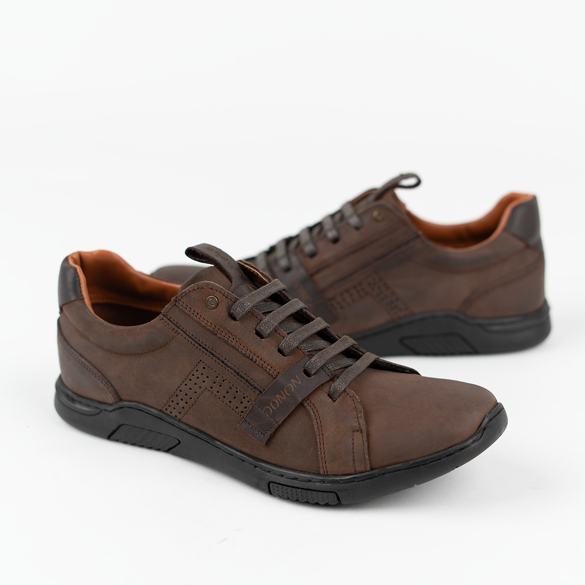 Natural Leather Donga Shoes