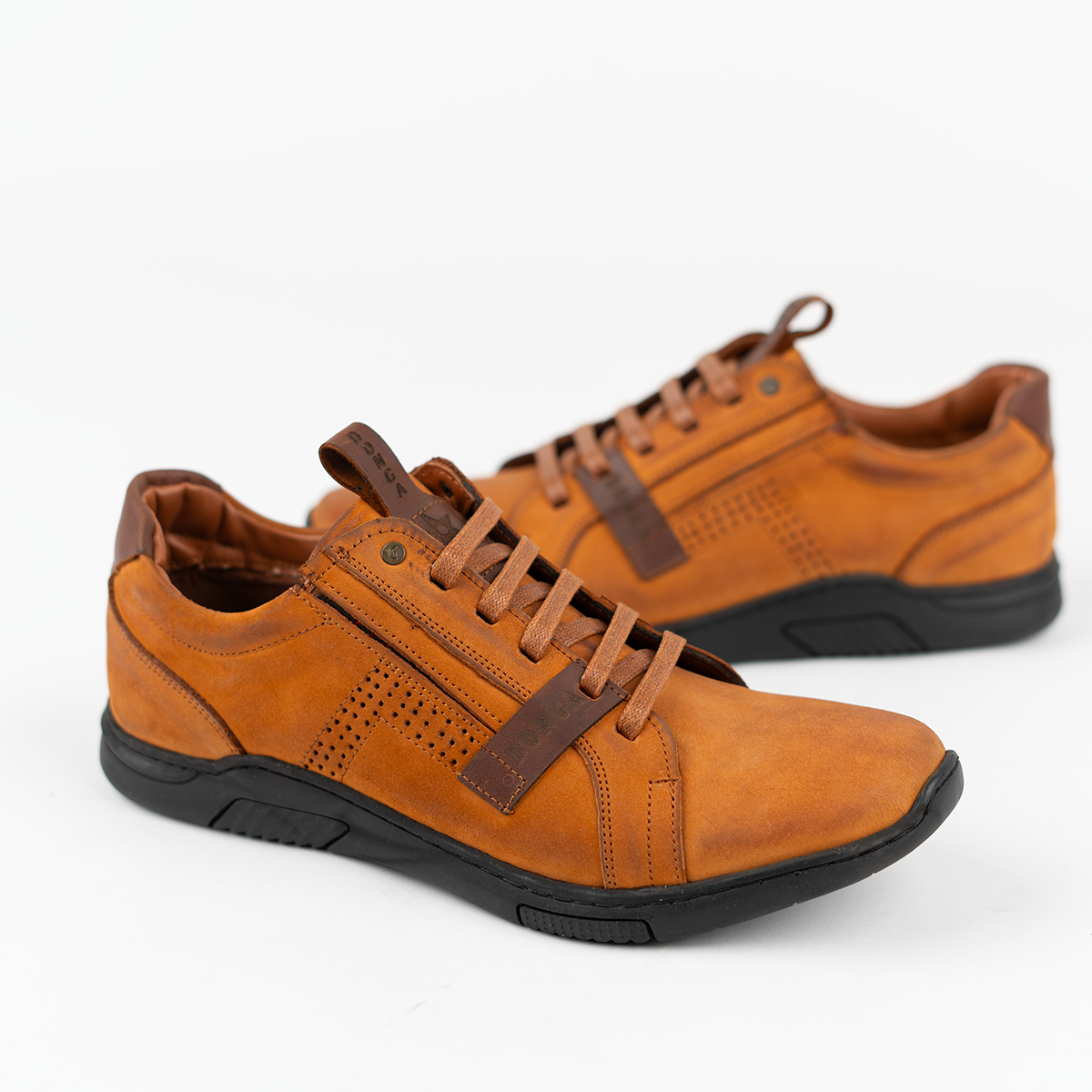 Natural Leather Donga Shoes