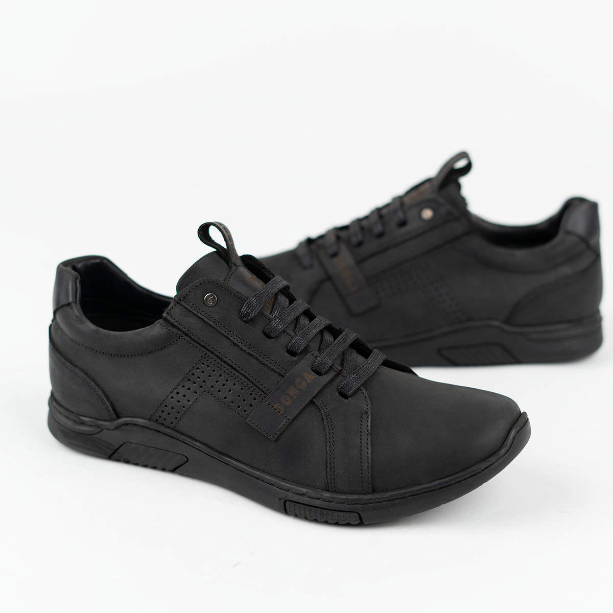 Natural Leather Donga Shoes