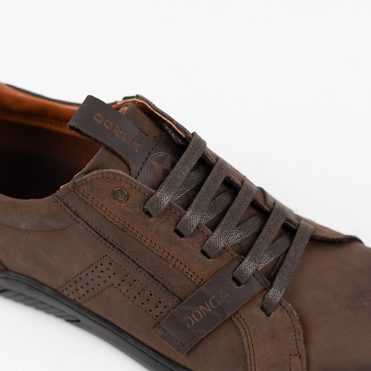 Natural Leather Donga Shoes